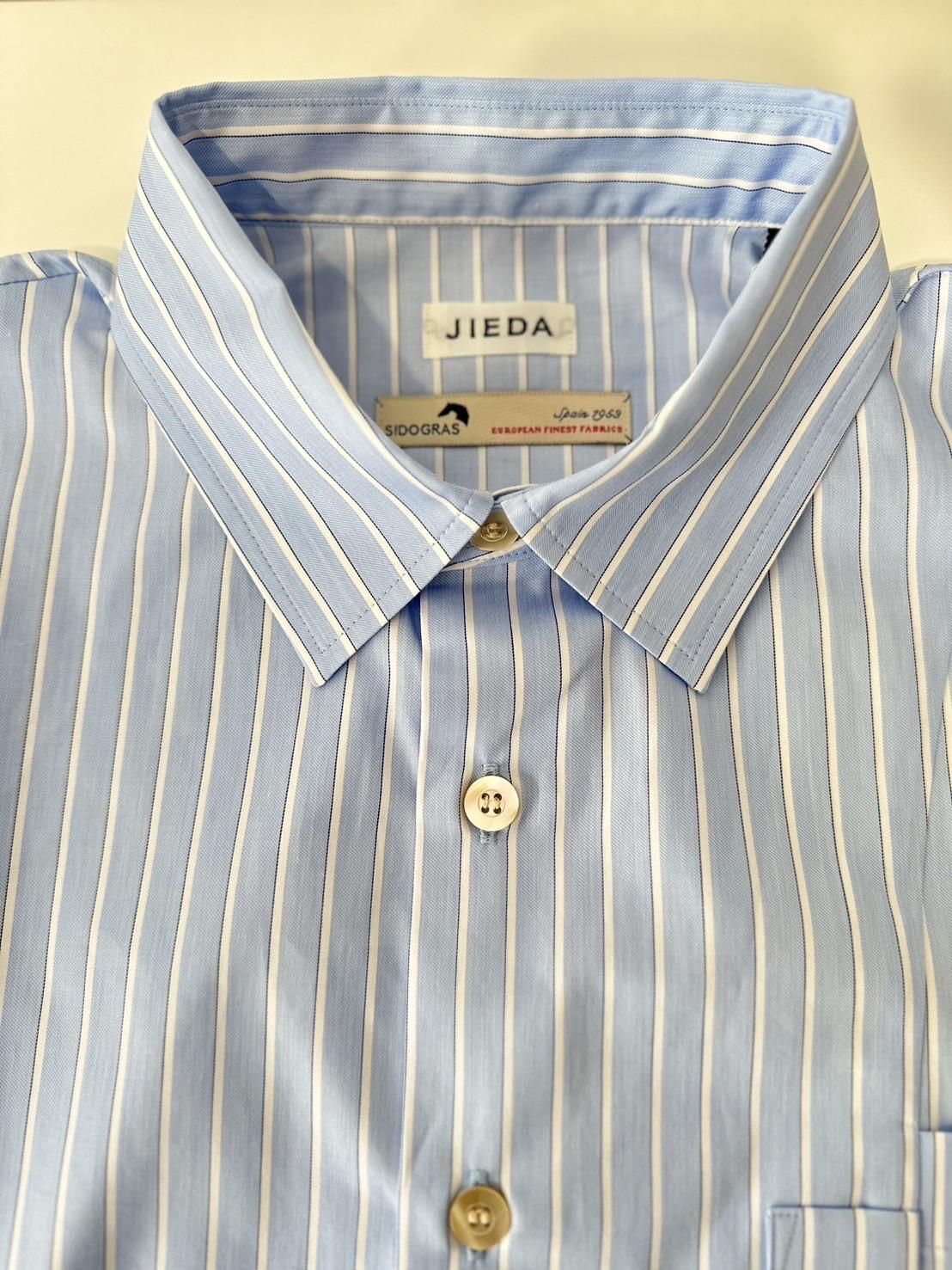 JIEDA<br />SIDOGRAS CUTTING SHIRT / STRIPE<img class='new_mark_img2' src='https://img.shop-pro.jp/img/new/icons47.gif' style='border:none;display:inline;margin:0px;padding:0px;width:auto;' />