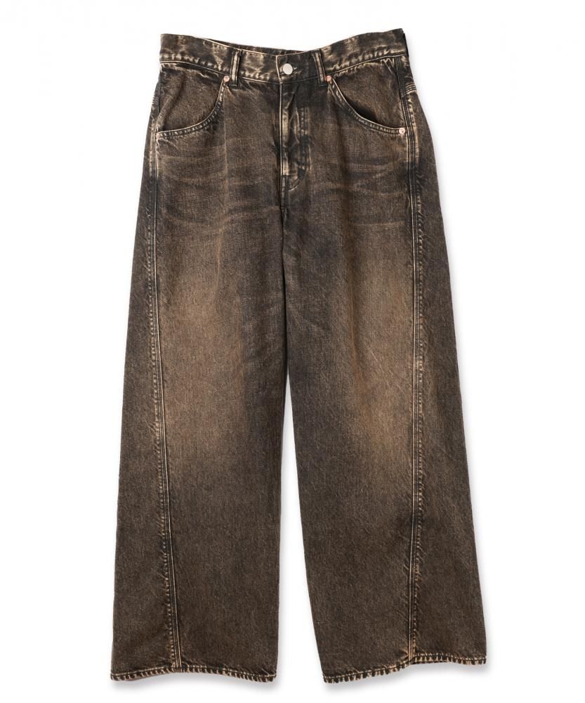 JIEDAUSED 3D WORK DENIM / BLACK - Bora,Bora(ボラボラ)