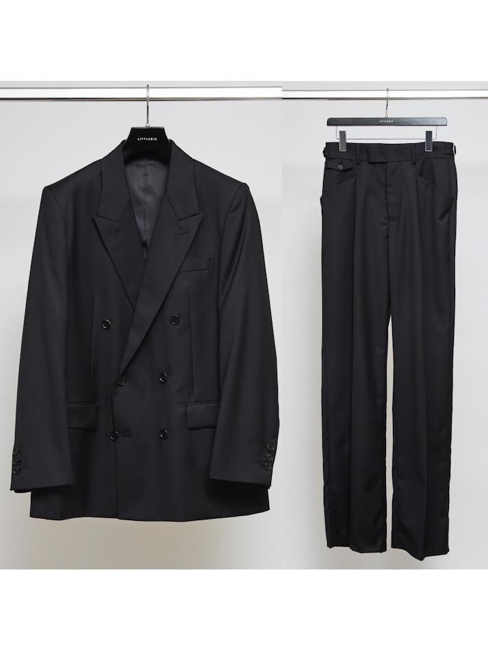 LITTLEBIG<br />Black 6B Double Jacket & Black Straight Trousers SET / Black<img class='new_mark_img2' src='https://img.shop-pro.jp/img/new/icons14.gif' style='border:none;display:inline;margin:0px;padding:0px;width:auto;' />