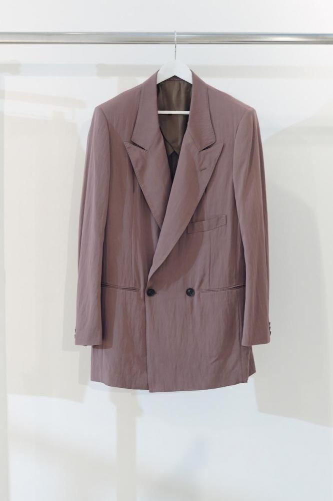 SOSHIOTSUKI<br />INTERLINING POCKET RAYON GABARDINE JACKET / PURPLE<img class='new_mark_img2' src='https://img.shop-pro.jp/img/new/icons47.gif' style='border:none;display:inline;margin:0px;padding:0px;width:auto;' />