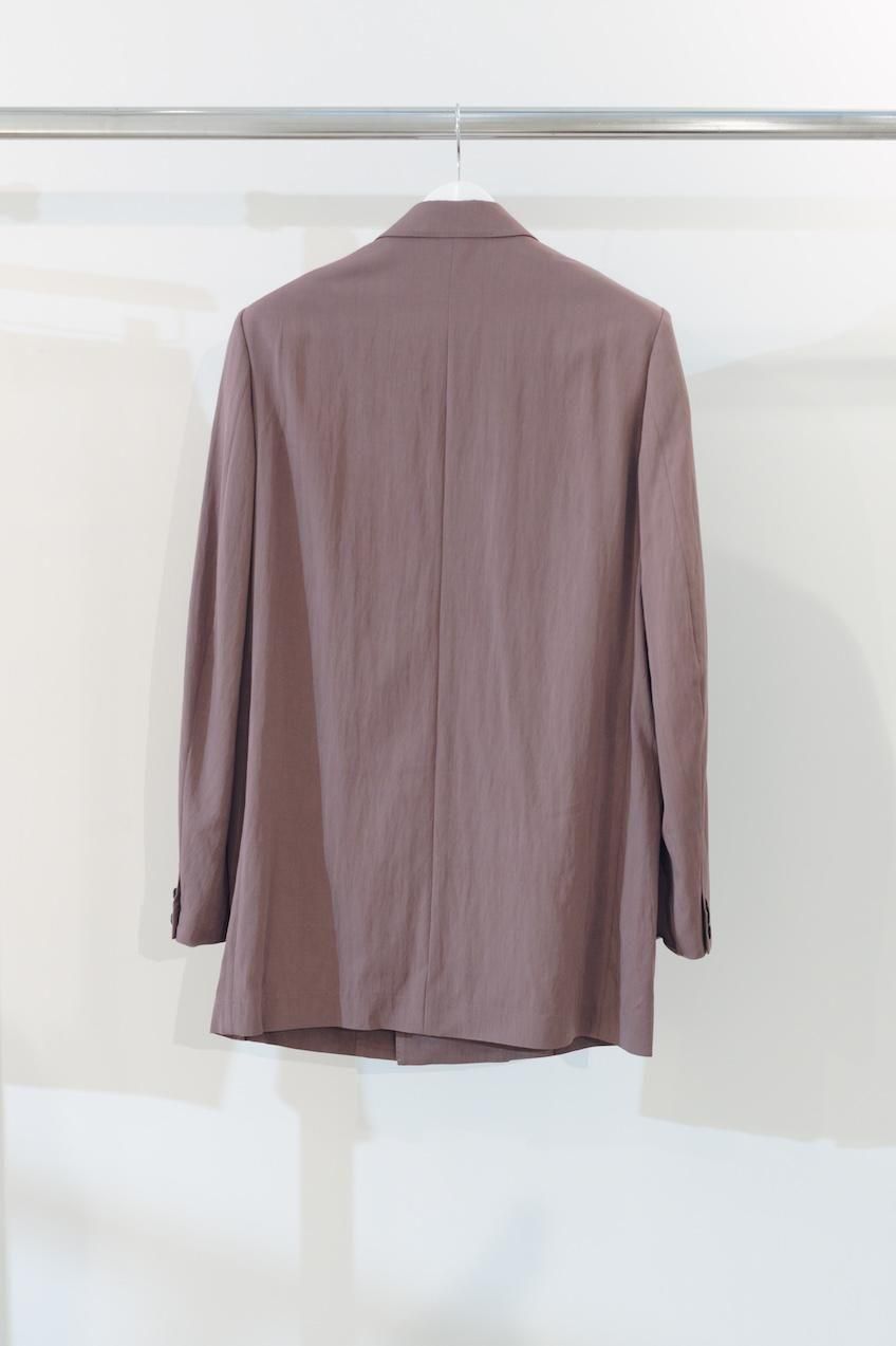 SOSHIOTSUKI<br />INTERLINING POCKET RAYON GABARDINE JACKET / PURPLE<img class='new_mark_img2' src='https://img.shop-pro.jp/img/new/icons47.gif' style='border:none;display:inline;margin:0px;padding:0px;width:auto;' />