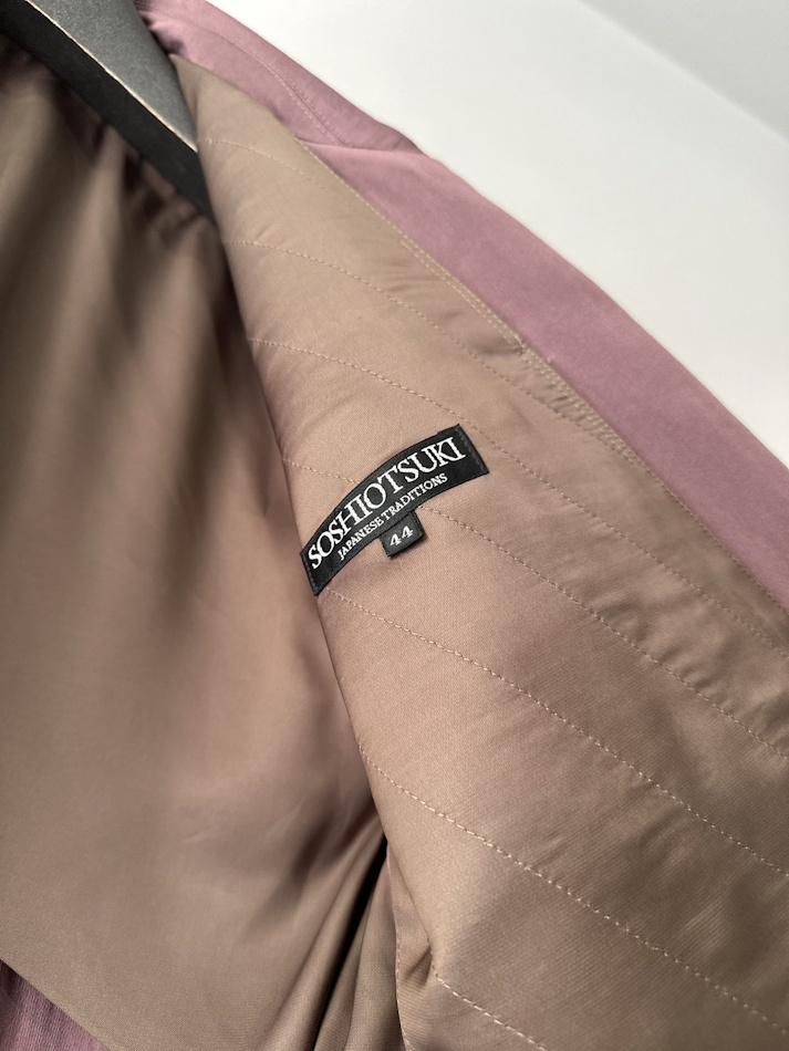 SOSHIOTSUKI<br />INTERLINING POCKET RAYON GABARDINE JACKET & JUDO TROUSERS SET / PURPLE<img class='new_mark_img2' src='https://img.shop-pro.jp/img/new/icons14.gif' style='border:none;display:inline;margin:0px;padding:0px;width:auto;' />