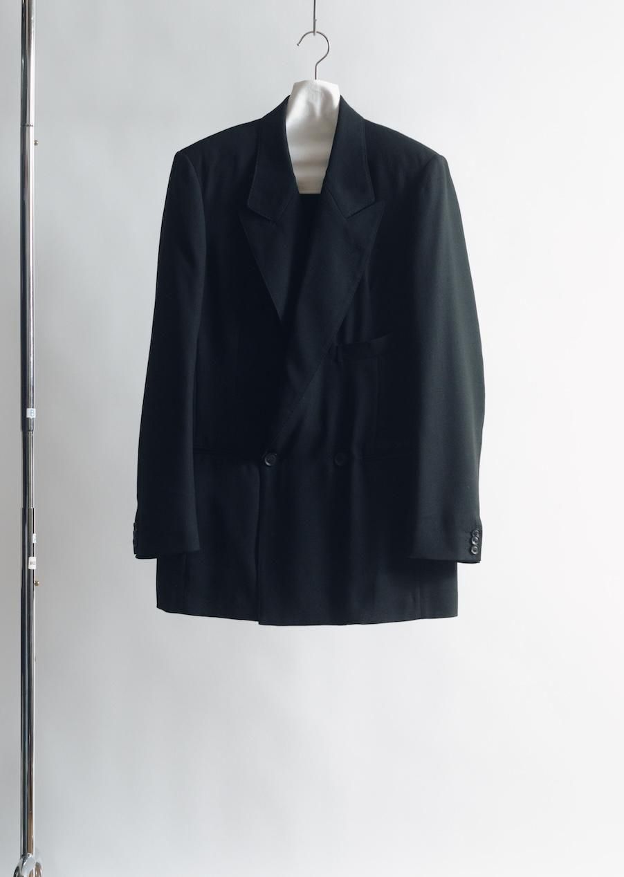 SOSHIOTSUKI<br />INTERLINING POCKET WOOL SERGE JACKET&WOOL SERGE JUDO TROUSERS SET / BLACK<img class='new_mark_img2' src='https://img.shop-pro.jp/img/new/icons47.gif' style='border:none;display:inline;margin:0px;padding:0px;width:auto;' />