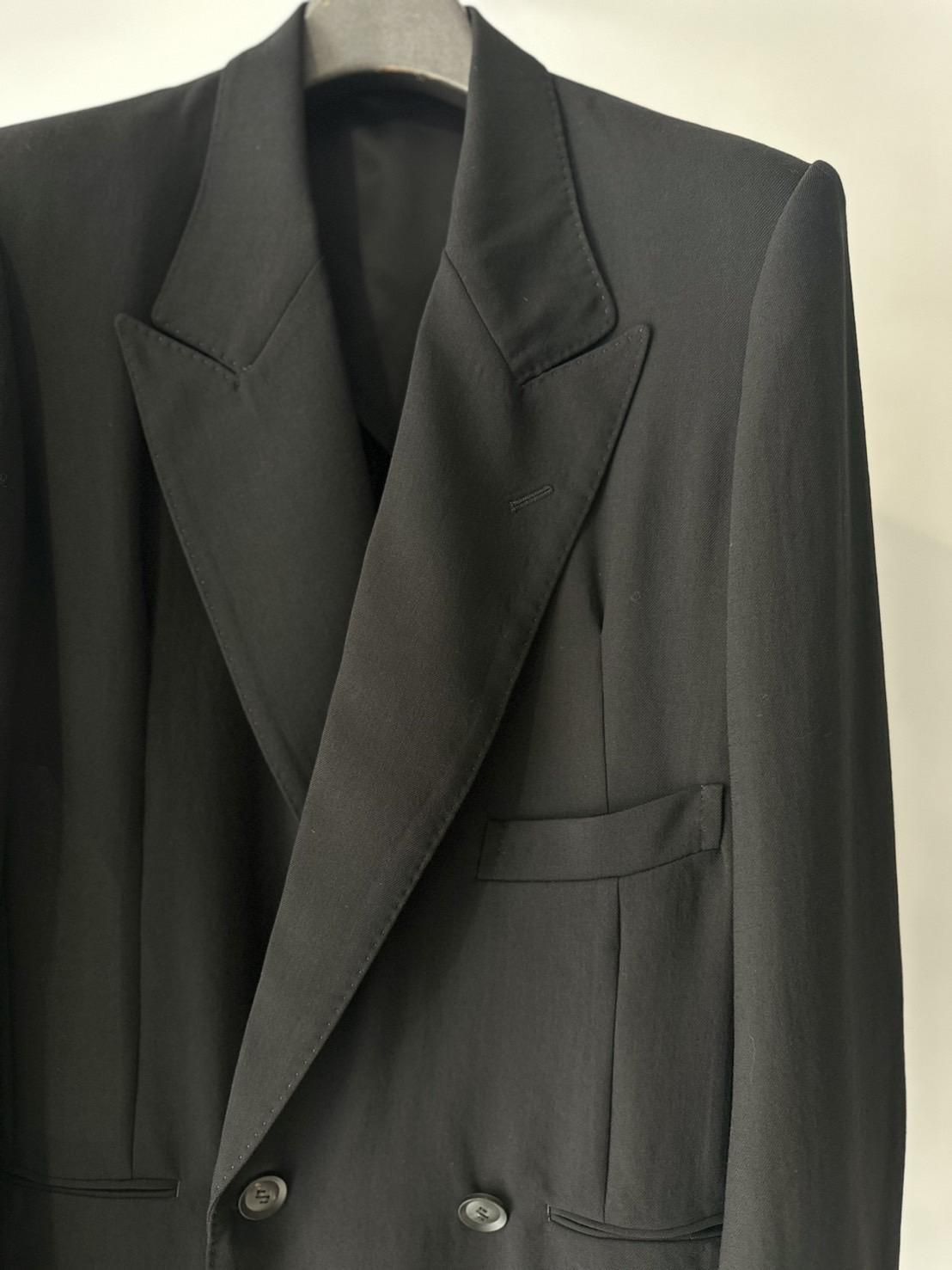 SOSHIOTSUKI<br />INTERLINING POCKET WOOL SERGE JACKET&WOOL SERGE JUDO TROUSERS SET / BLACK<img class='new_mark_img2' src='https://img.shop-pro.jp/img/new/icons47.gif' style='border:none;display:inline;margin:0px;padding:0px;width:auto;' />
