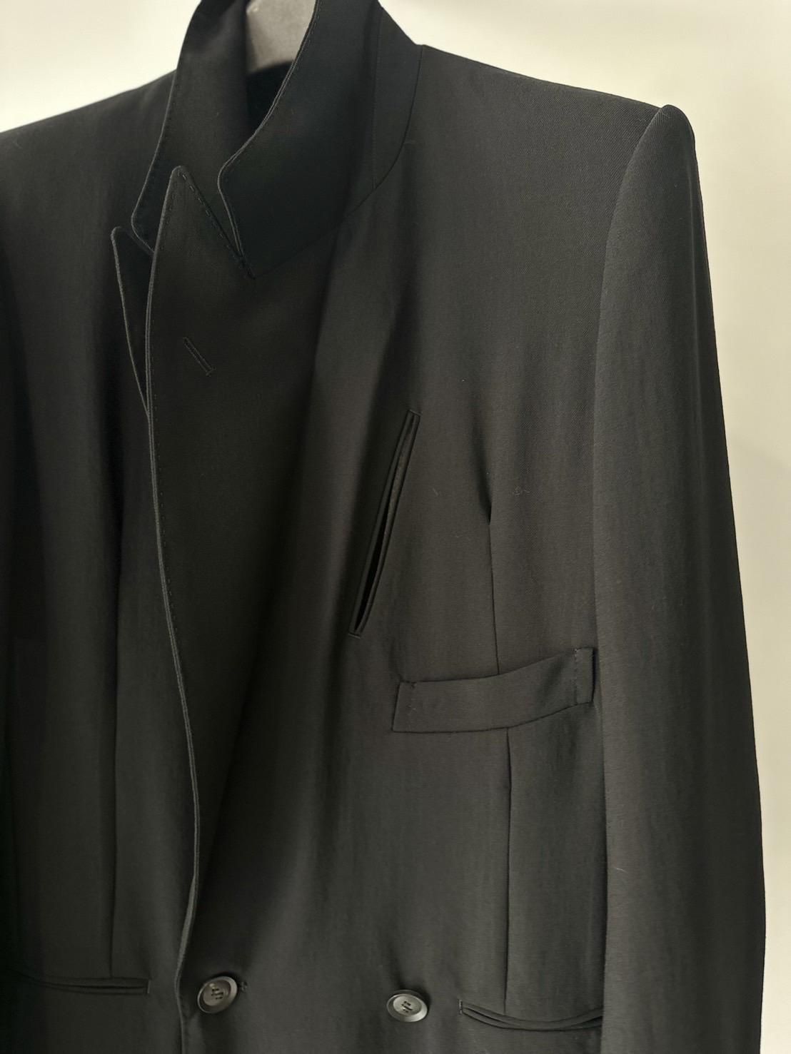 SOSHIOTSUKI<br />INTERLINING POCKET WOOL SERGE JACKET&WOOL SERGE JUDO TROUSERS SET / BLACK<img class='new_mark_img2' src='https://img.shop-pro.jp/img/new/icons47.gif' style='border:none;display:inline;margin:0px;padding:0px;width:auto;' />