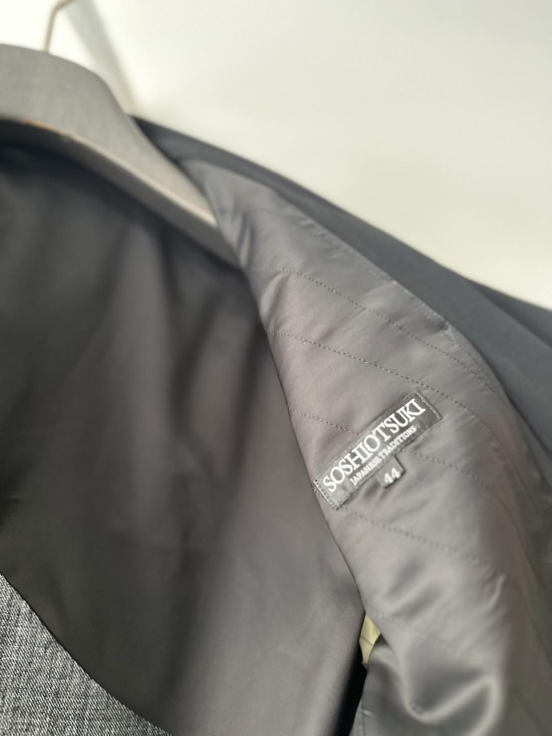 SOSHIOTSUKI<br />INTERLINING POCKET WOOL SERGE JACKET&WOOL SERGE JUDO TROUSERS SET / BLACK<img class='new_mark_img2' src='https://img.shop-pro.jp/img/new/icons47.gif' style='border:none;display:inline;margin:0px;padding:0px;width:auto;' />