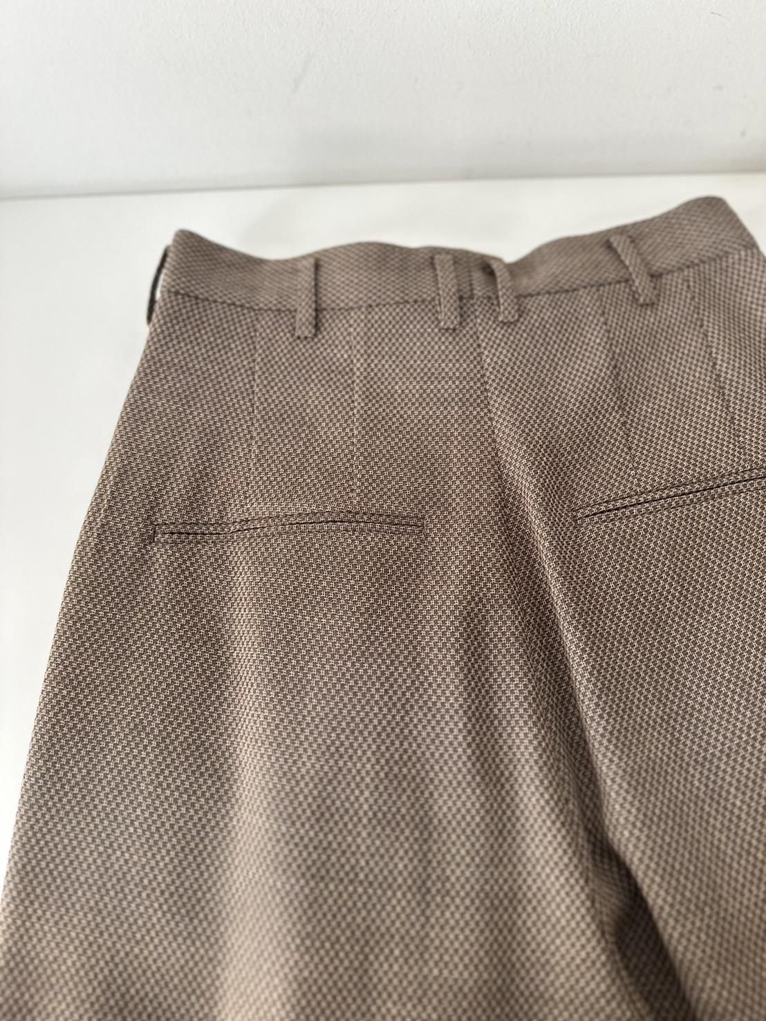 SOSHIOTSUKI<br />WOOL SERGE SLIM FIT JACKET&WOOL SERGE HI-WAIST TROUSERS SET / BROWN<img class='new_mark_img2' src='https://img.shop-pro.jp/img/new/icons47.gif' style='border:none;display:inline;margin:0px;padding:0px;width:auto;' />