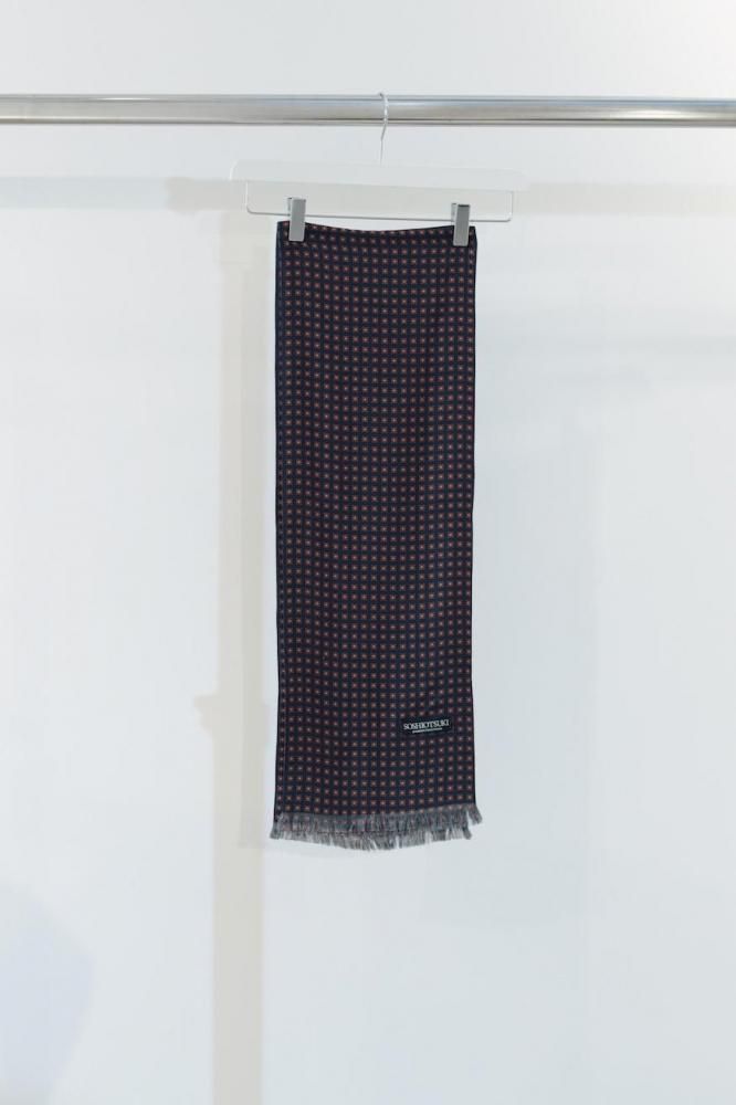 SOSHIOTSUKI<br />KOMON SCARF / NAVY<img class='new_mark_img2' src='https://img.shop-pro.jp/img/new/icons47.gif' style='border:none;display:inline;margin:0px;padding:0px;width:auto;' />