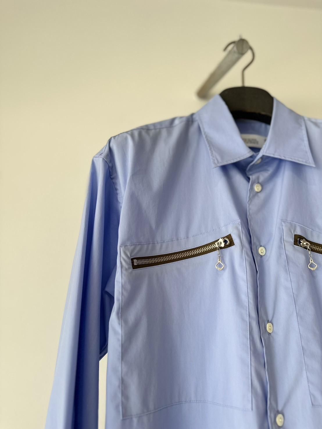 DAIRIKU<br />Dominic 2PKT Regular Fit Shirt / Aqua<img class='new_mark_img2' src='https://img.shop-pro.jp/img/new/icons47.gif' style='border:none;display:inline;margin:0px;padding:0px;width:auto;' />