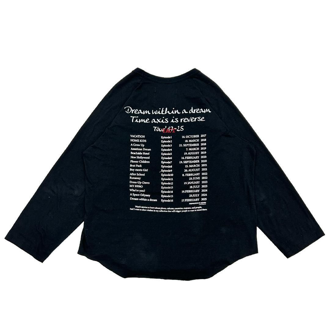 DAIRIKU<br />THE BAT Tour Raglan Tee / Black<img class='new_mark_img2' src='https://img.shop-pro.jp/img/new/icons14.gif' style='border:none;display:inline;margin:0px;padding:0px;width:auto;' />