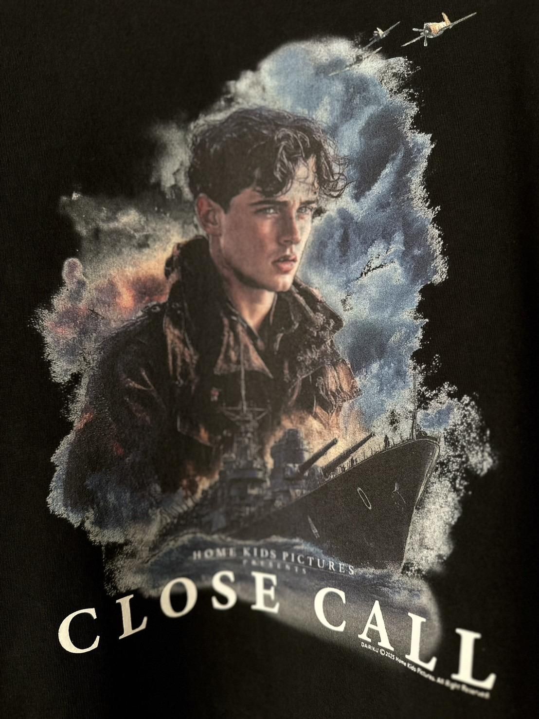 DAIRIKU<br />Movie CLOSE CALL Swtching Tee / Black<img class='new_mark_img2' src='https://img.shop-pro.jp/img/new/icons14.gif' style='border:none;display:inline;margin:0px;padding:0px;width:auto;' />