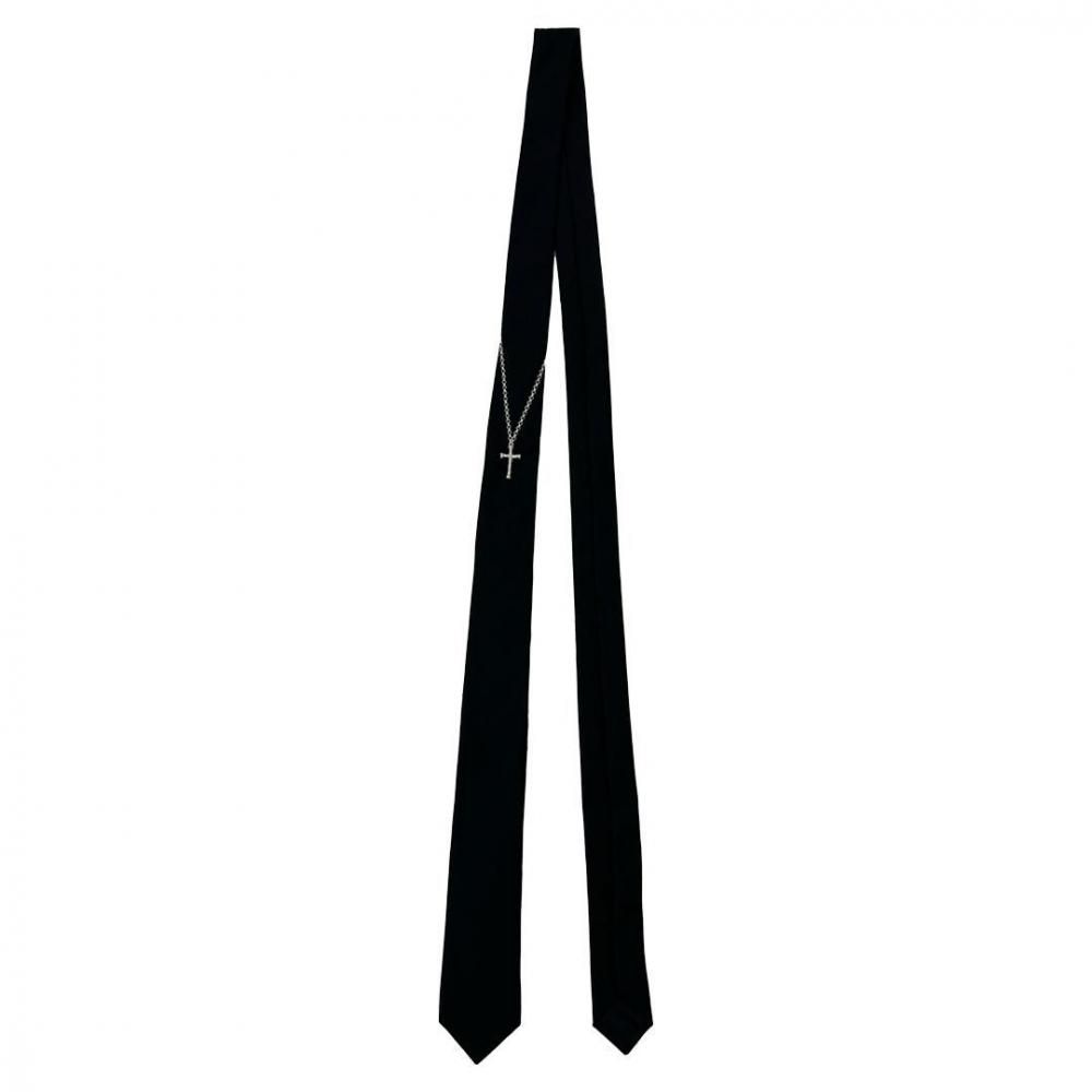 DAIRIKU<br />Neckrace Embroidery Silk Tie / Black<img class='new_mark_img2' src='https://img.shop-pro.jp/img/new/icons14.gif' style='border:none;display:inline;margin:0px;padding:0px;width:auto;' />