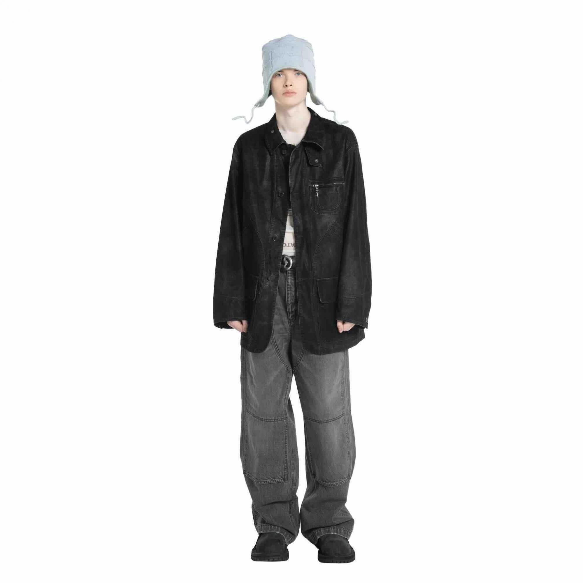 DAIRIKU<br />Artificial Leather Hunting Jacket / Black<img class='new_mark_img2' src='https://img.shop-pro.jp/img/new/icons14.gif' style='border:none;display:inline;margin:0px;padding:0px;width:auto;' />