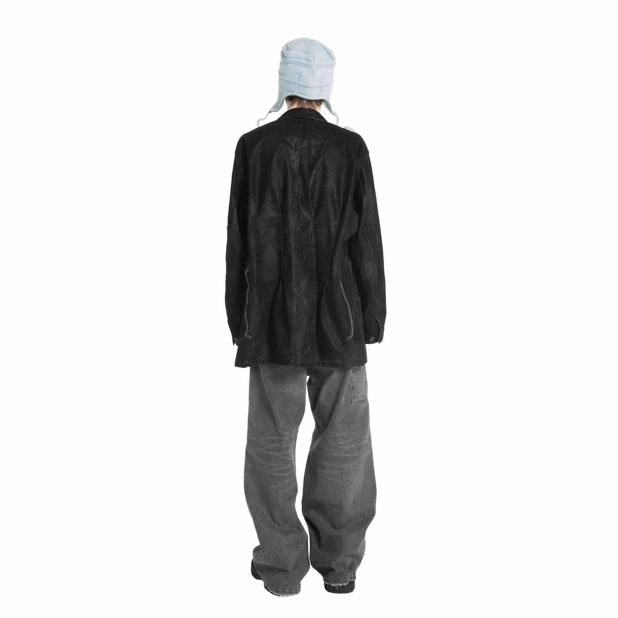 DAIRIKU<br />Artificial Leather Hunting Jacket / Black<img class='new_mark_img2' src='https://img.shop-pro.jp/img/new/icons14.gif' style='border:none;display:inline;margin:0px;padding:0px;width:auto;' />