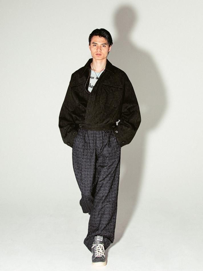 DAIRIKU<br />Inception Big-Sleeve Blitish JKT / Black<img class='new_mark_img2' src='https://img.shop-pro.jp/img/new/icons47.gif' style='border:none;display:inline;margin:0px;padding:0px;width:auto;' />