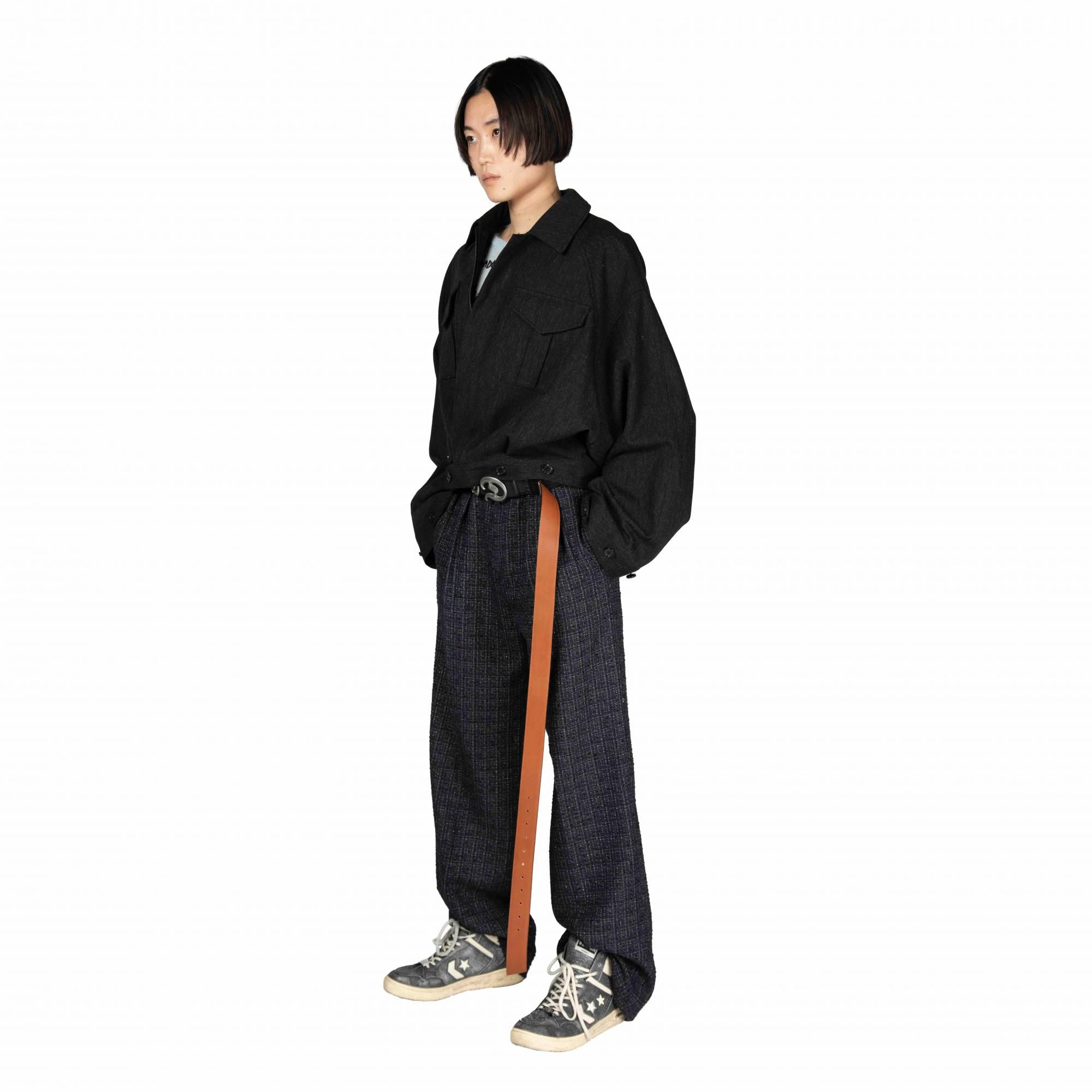 DAIRIKU<br />Inception Big-Sleeve Blitish JKT / Black<img class='new_mark_img2' src='https://img.shop-pro.jp/img/new/icons47.gif' style='border:none;display:inline;margin:0px;padding:0px;width:auto;' />