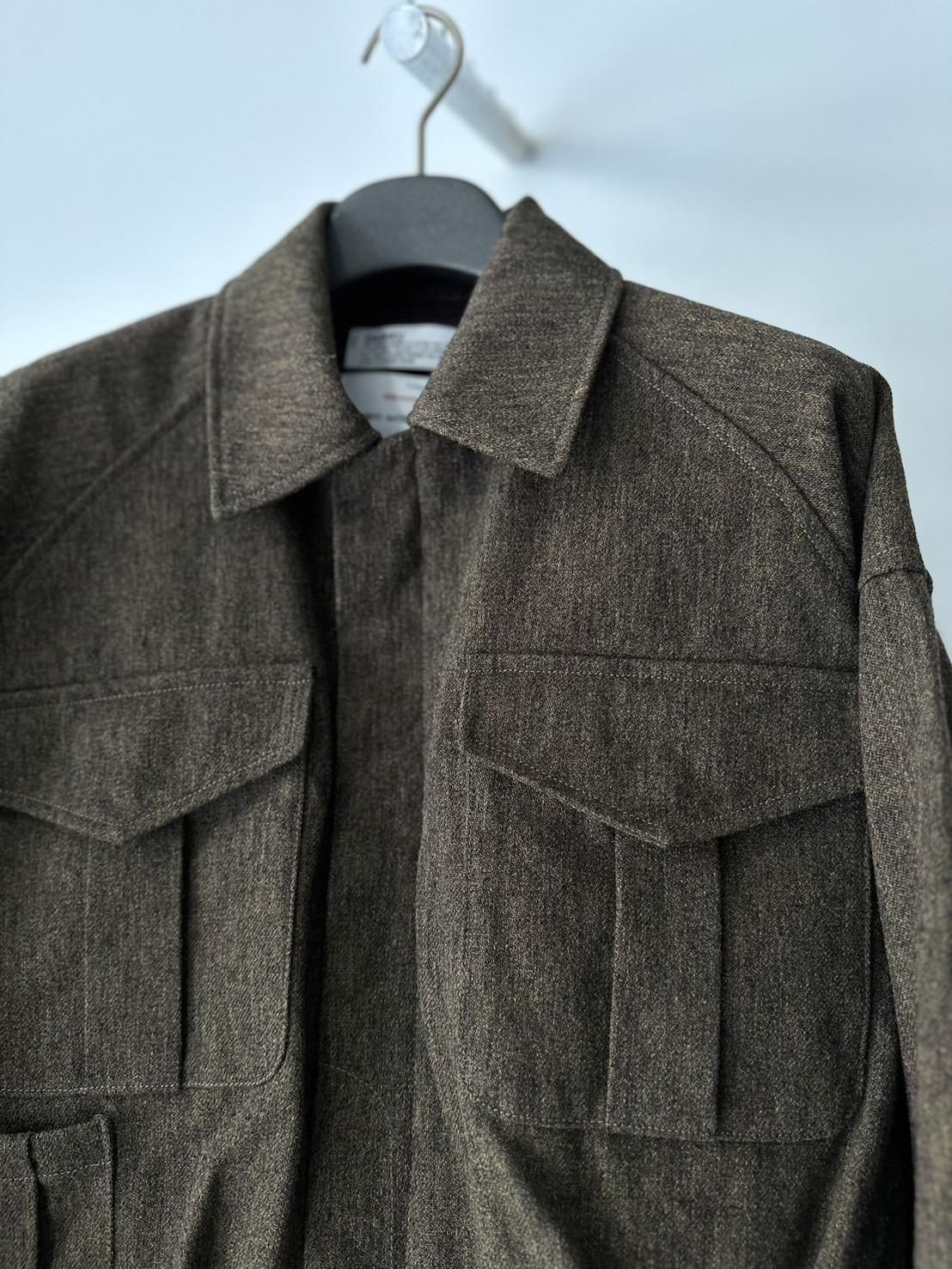 DAIRIKU<br />Inception Big-Sleeve Blitish JKT / Khaki<img class='new_mark_img2' src='https://img.shop-pro.jp/img/new/icons47.gif' style='border:none;display:inline;margin:0px;padding:0px;width:auto;' />