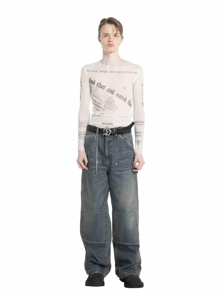 DAIRIKU<br />Vintage Washed Painter Denim Wide Pants / Indigo<img class='new_mark_img2' src='https://img.shop-pro.jp/img/new/icons14.gif' style='border:none;display:inline;margin:0px;padding:0px;width:auto;' />