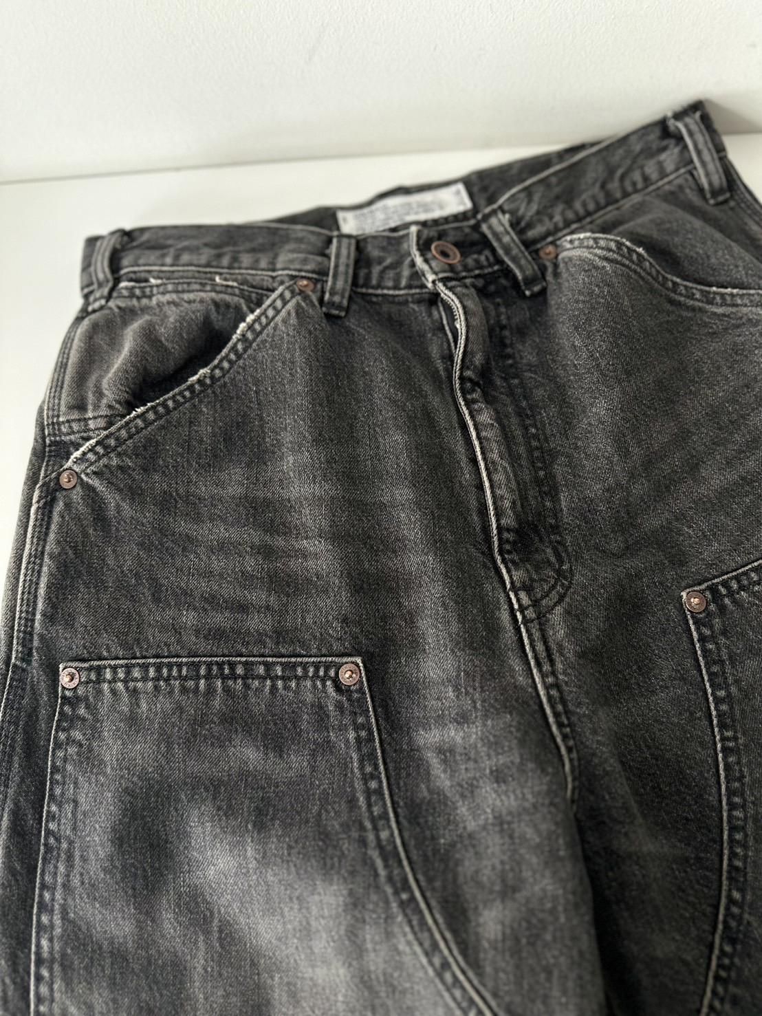 DAIRIKU<br />Vintage Washed Painter Denim Wide Pants / Black<img class='new_mark_img2' src='https://img.shop-pro.jp/img/new/icons14.gif' style='border:none;display:inline;margin:0px;padding:0px;width:auto;' />