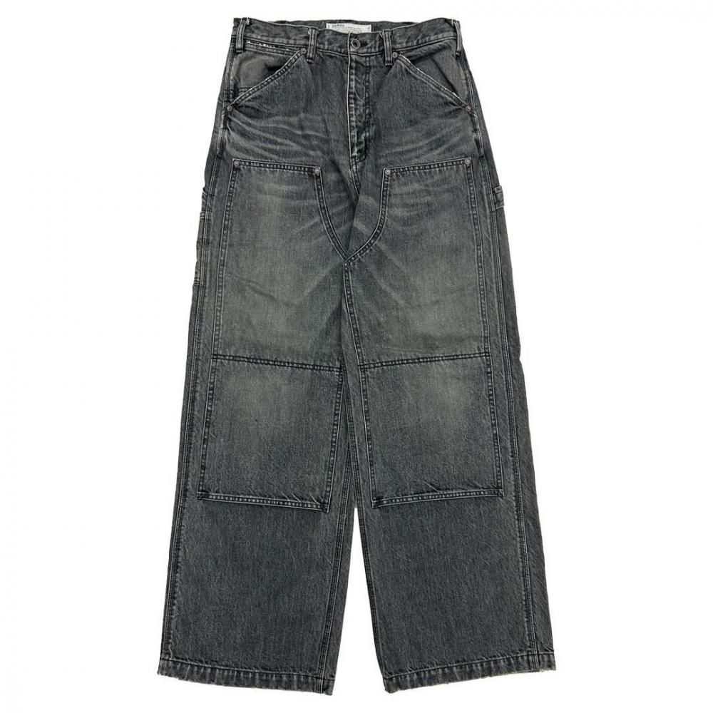 DAIRIKU<br />Vintage Washed Painter Denim Wide Pants / Black<img class='new_mark_img2' src='https://img.shop-pro.jp/img/new/icons14.gif' style='border:none;display:inline;margin:0px;padding:0px;width:auto;' />
