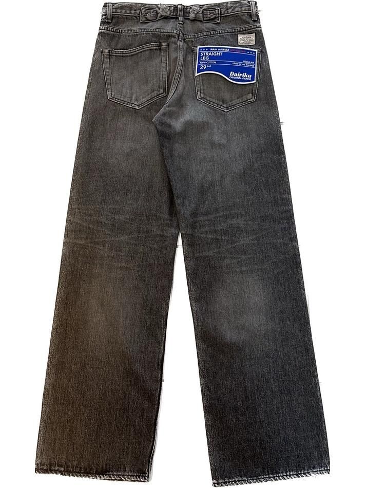 DAIRIKU<br />Straight Vintage Denim Pants / Black<img class='new_mark_img2' src='https://img.shop-pro.jp/img/new/icons14.gif' style='border:none;display:inline;margin:0px;padding:0px;width:auto;' />