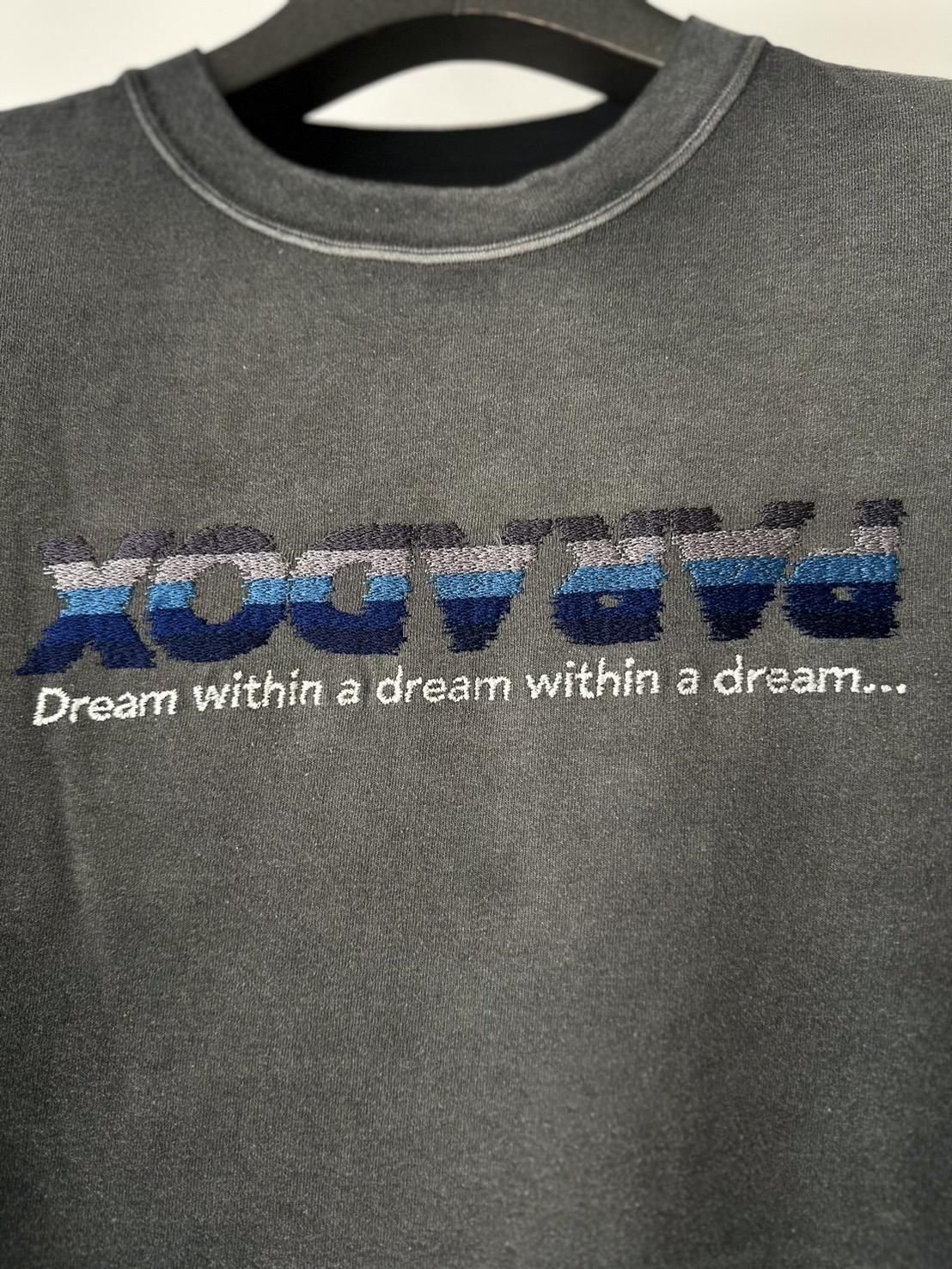 DAIRIKU<br />PARADOX Emboidery Swithing Tee / Black <img class='new_mark_img2' src='https://img.shop-pro.jp/img/new/icons47.gif' style='border:none;display:inline;margin:0px;padding:0px;width:auto;' />
