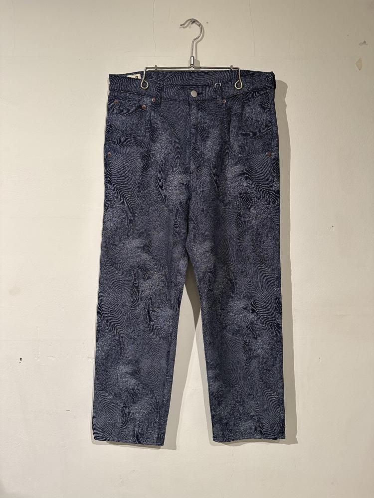 High Scream Center<br />5PK DENIM PT FINGERPRINT / INDIGO<img class='new_mark_img2' src='https://img.shop-pro.jp/img/new/icons14.gif' style='border:none;display:inline;margin:0px;padding:0px;width:auto;' />