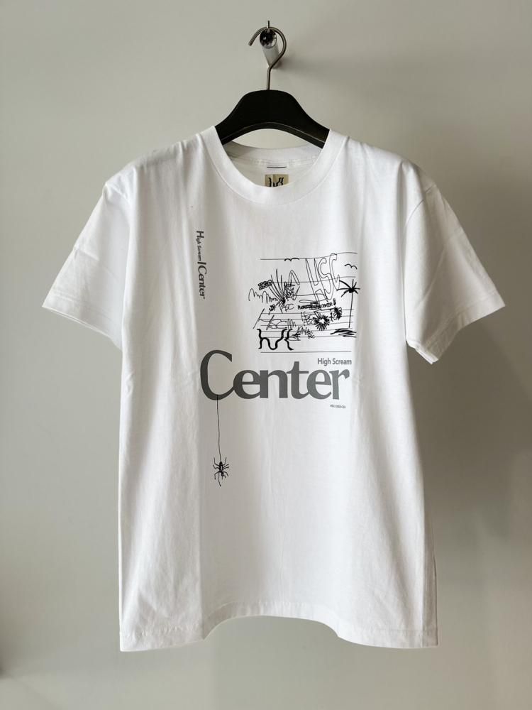 High Scream Center<br />CENTER TEE / WHITE<img class='new_mark_img2' src='https://img.shop-pro.jp/img/new/icons47.gif' style='border:none;display:inline;margin:0px;padding:0px;width:auto;' />