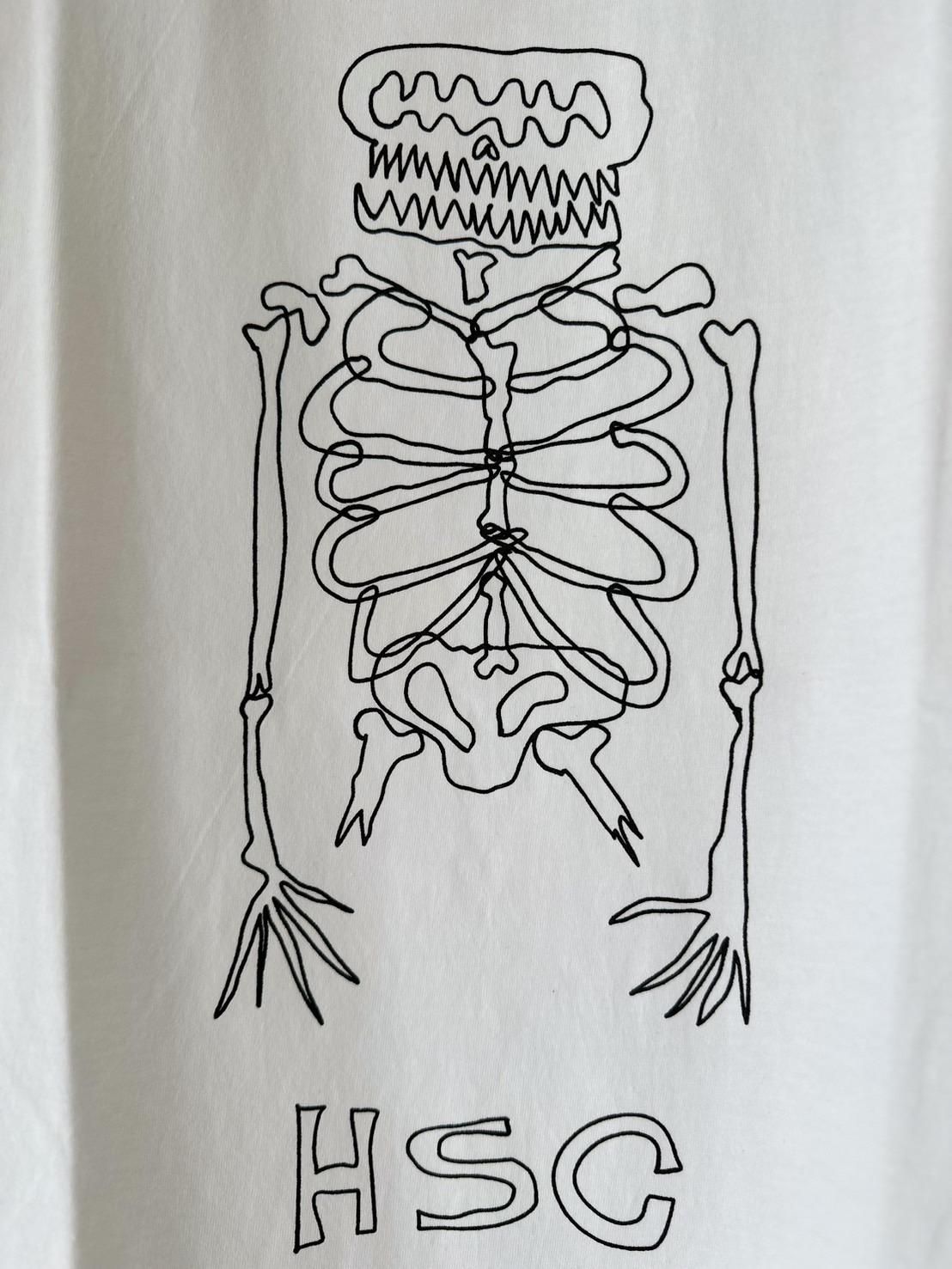 High Scream Center<br />SKELETON TEE / WHITE<img class='new_mark_img2' src='https://img.shop-pro.jp/img/new/icons47.gif' style='border:none;display:inline;margin:0px;padding:0px;width:auto;' />