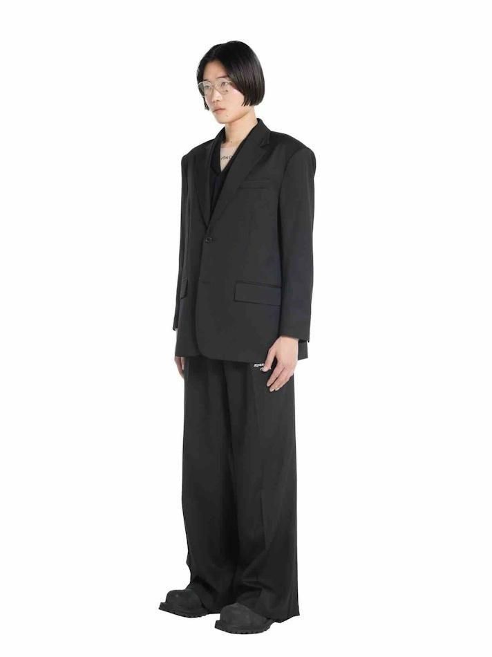 DAIRIKU<br />Dominic  Wide Tailored Jacket & TATTOO Adjuster Wide Slacks SET / Black<img class='new_mark_img2' src='https://img.shop-pro.jp/img/new/icons14.gif' style='border:none;display:inline;margin:0px;padding:0px;width:auto;' />