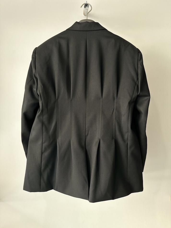 DAIRIKU<br />Dominic  Wide Tailored Jacket & TATTOO Adjuster Wide Slacks SET / Black<img class='new_mark_img2' src='https://img.shop-pro.jp/img/new/icons14.gif' style='border:none;display:inline;margin:0px;padding:0px;width:auto;' />