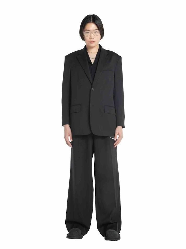 DAIRIKU<br />Dominic  Wide Tailored Jacket & TATTOO Adjuster Wide Slacks SET / Black<img class='new_mark_img2' src='https://img.shop-pro.jp/img/new/icons14.gif' style='border:none;display:inline;margin:0px;padding:0px;width:auto;' />