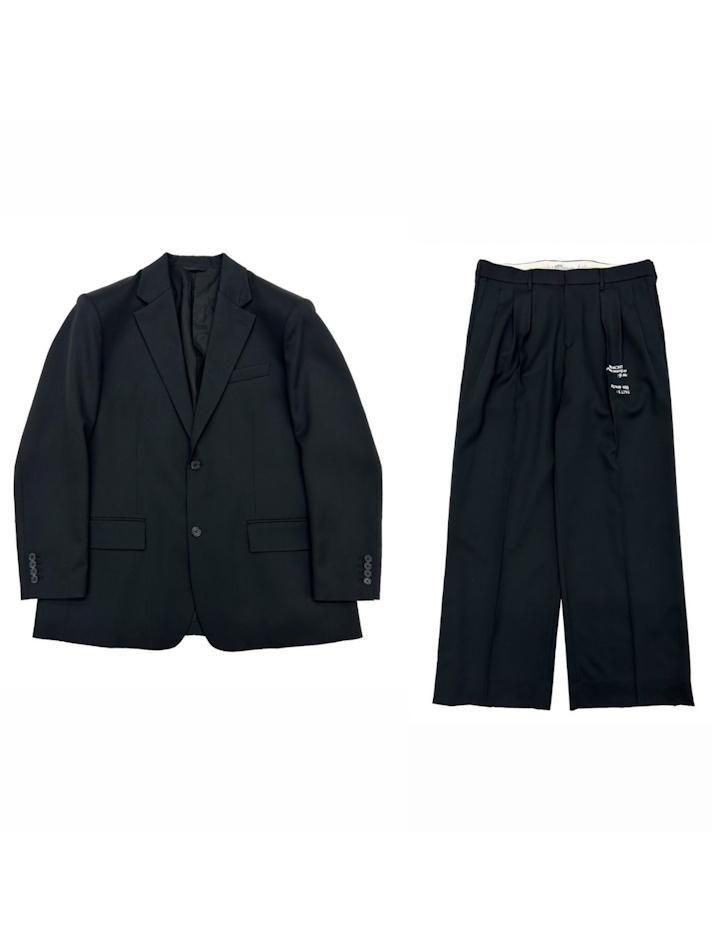 DAIRIKU<br />Dominic  Wide Tailored Jacket & TATTOO Adjuster Wide Slacks SET / Black<img class='new_mark_img2' src='https://img.shop-pro.jp/img/new/icons14.gif' style='border:none;display:inline;margin:0px;padding:0px;width:auto;' />