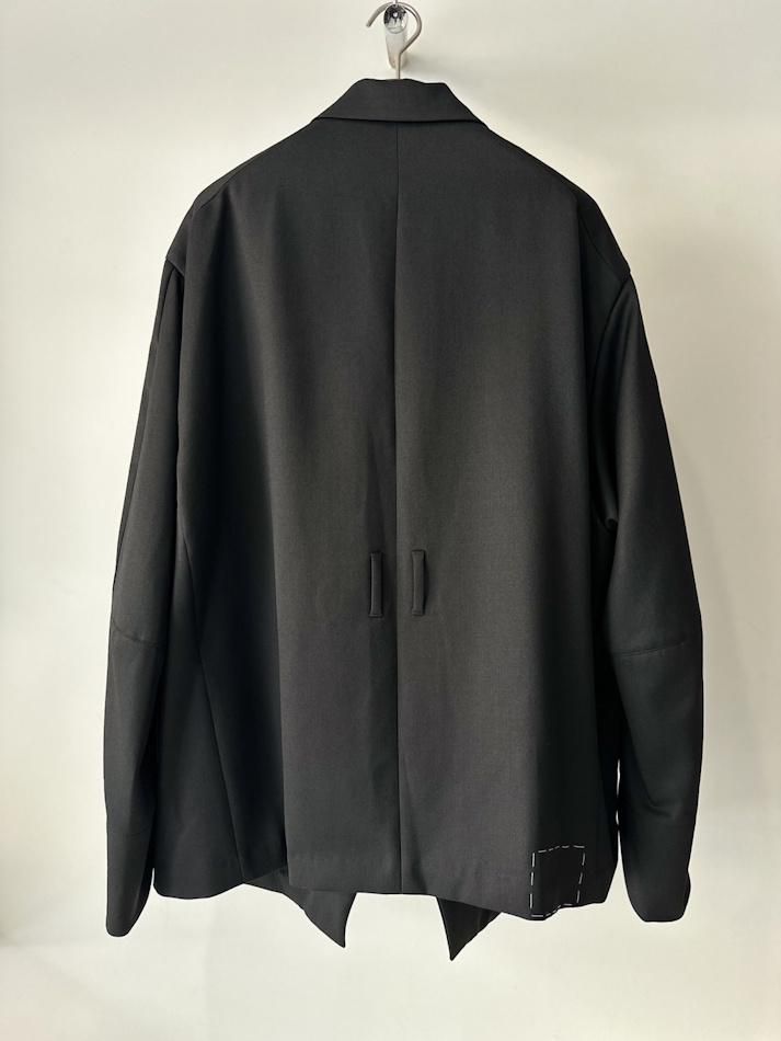 DAIRIKU<br />Draiping Tailored jacket & TATTOO Adjuster Wide Slacks SET / Black<img class='new_mark_img2' src='https://img.shop-pro.jp/img/new/icons14.gif' style='border:none;display:inline;margin:0px;padding:0px;width:auto;' />