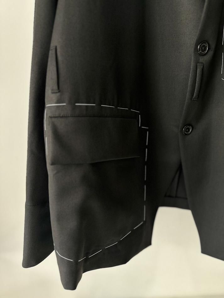 DAIRIKU<br />Draiping Tailored jacket & TATTOO Adjuster Wide Slacks SET / Black<img class='new_mark_img2' src='https://img.shop-pro.jp/img/new/icons14.gif' style='border:none;display:inline;margin:0px;padding:0px;width:auto;' />