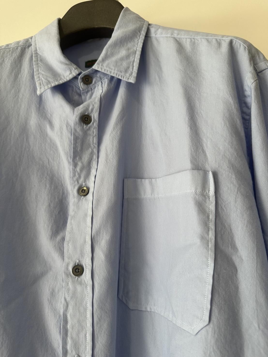 soe<br />Garment Dyed Dad Shirts / SAX<img class='new_mark_img2' src='https://img.shop-pro.jp/img/new/icons14.gif' style='border:none;display:inline;margin:0px;padding:0px;width:auto;' />