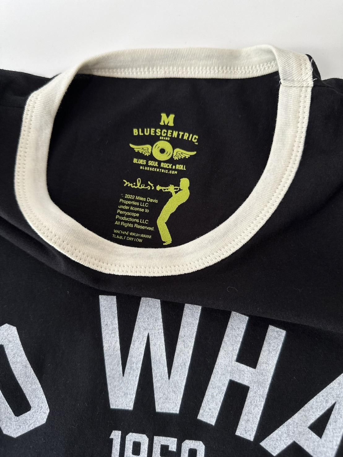 BLUESCENTRIC<br />MILES DAVIS SO WHAT 1959 Ringer Tee / Black<img class='new_mark_img2' src='https://img.shop-pro.jp/img/new/icons47.gif' style='border:none;display:inline;margin:0px;padding:0px;width:auto;' />