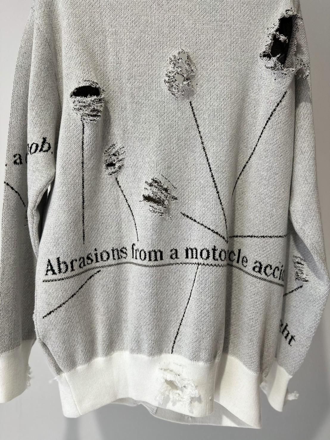 LITTLE.BEDROOM<br />damage alert cardigan / white<img class='new_mark_img2' src='https://img.shop-pro.jp/img/new/icons14.gif' style='border:none;display:inline;margin:0px;padding:0px;width:auto;' />