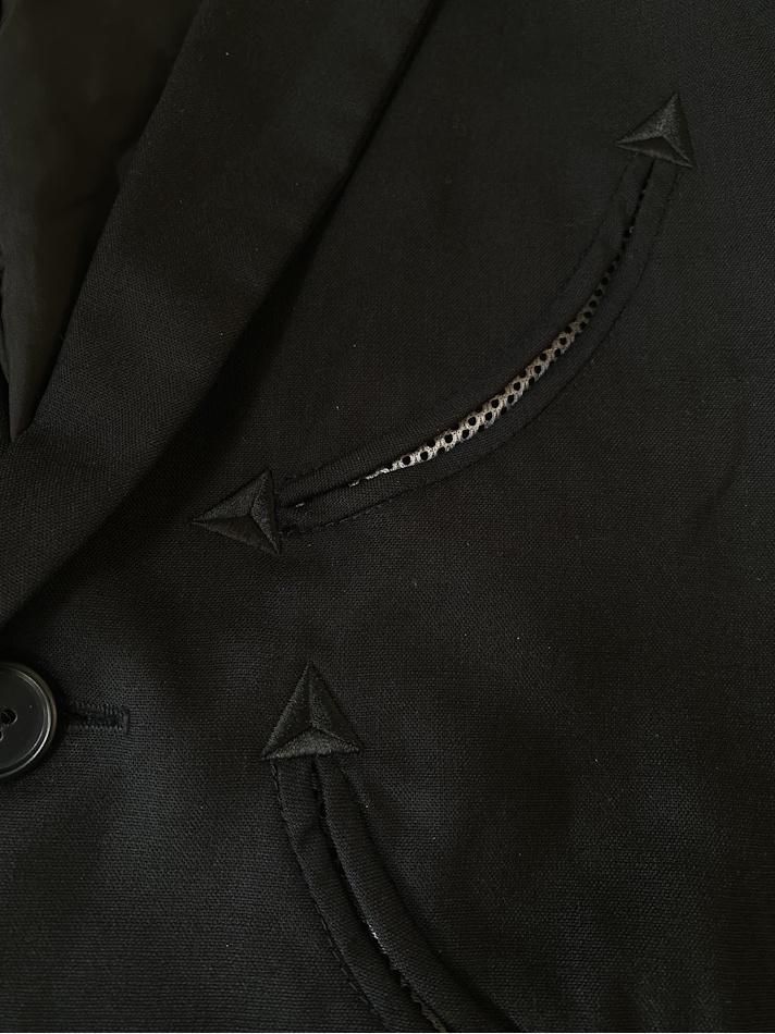 LITTLE.BEDROOM<br />western tech tailored jacket & western tech slacks / black<img class='new_mark_img2' src='https://img.shop-pro.jp/img/new/icons14.gif' style='border:none;display:inline;margin:0px;padding:0px;width:auto;' />