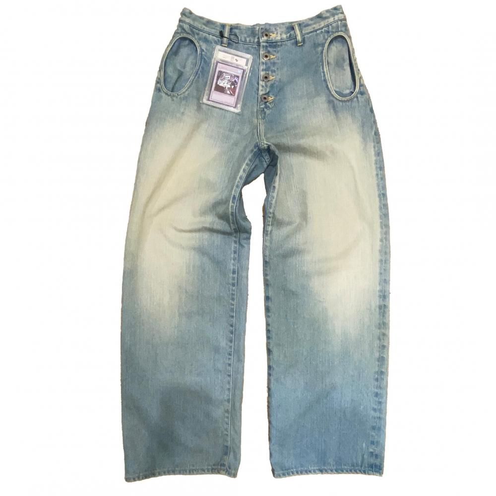 LITTLE.BEDROOM<br />warp hole denim / light Indigo<img class='new_mark_img2' src='https://img.shop-pro.jp/img/new/icons14.gif' style='border:none;display:inline;margin:0px;padding:0px;width:auto;' />