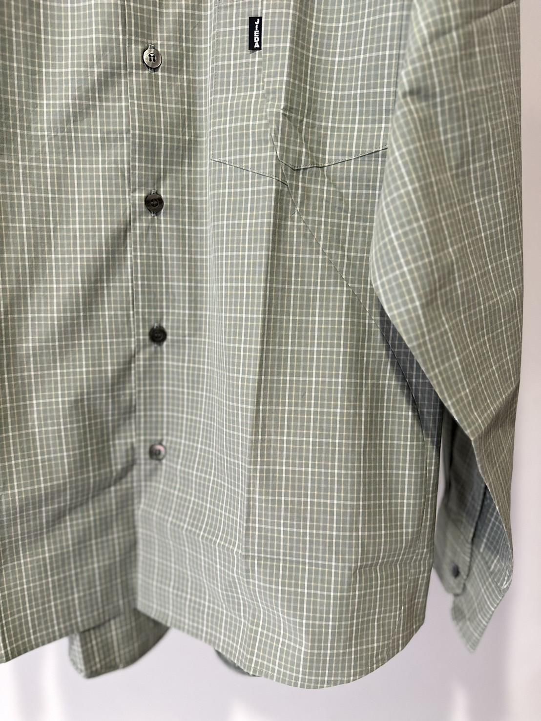 JIEDA<br />CHECK SWITCHING SHIRT / GREEN<img class='new_mark_img2' src='https://img.shop-pro.jp/img/new/icons14.gif' style='border:none;display:inline;margin:0px;padding:0px;width:auto;' />