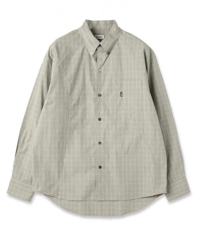 JIEDA<br />CHECK SWITCHING SHIRT / GREEN<img class='new_mark_img2' src='https://img.shop-pro.jp/img/new/icons14.gif' style='border:none;display:inline;margin:0px;padding:0px;width:auto;' />