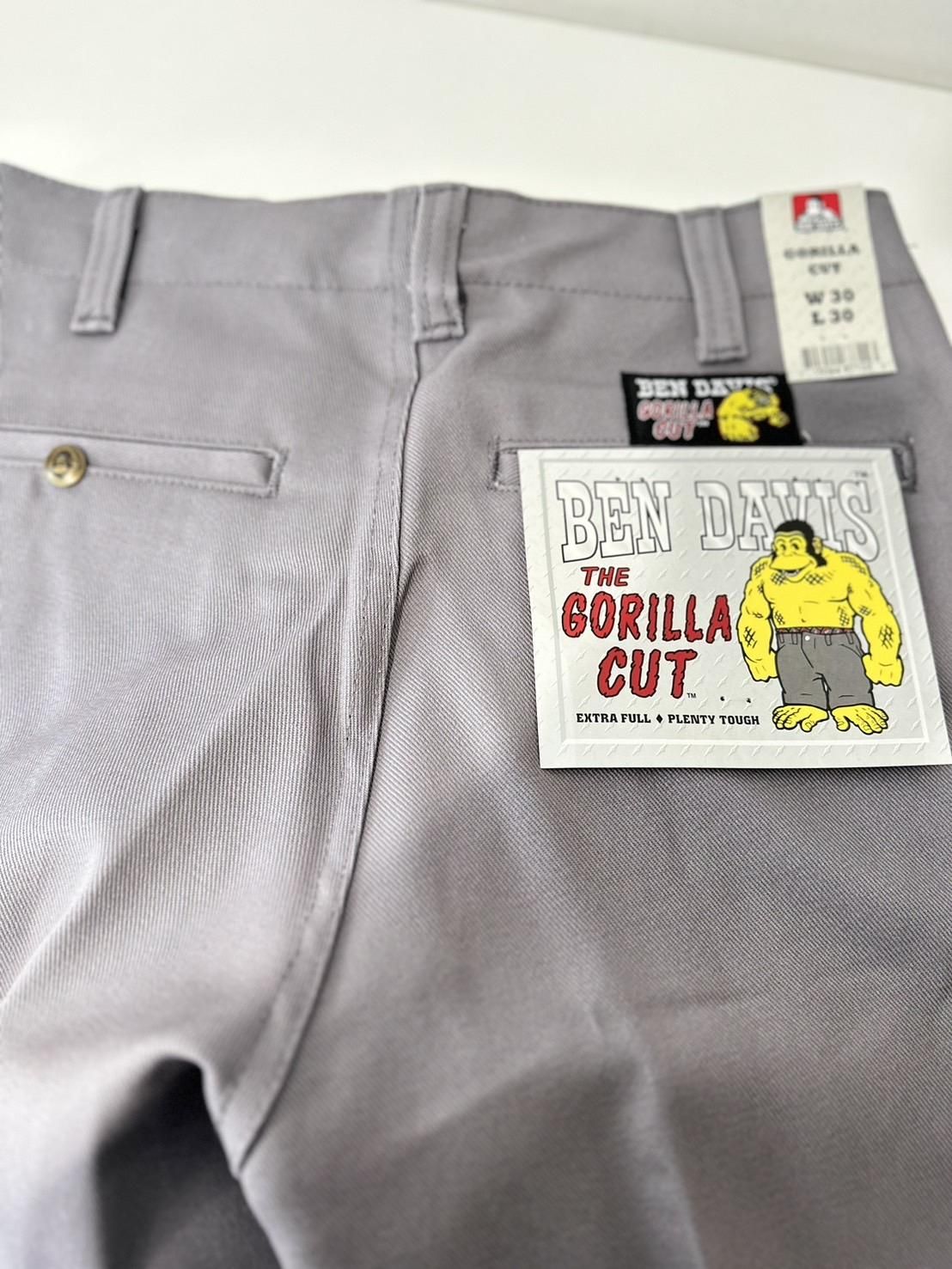 BEN DAVIS/٥ǥӥ<br />GORILLA CUT PANTS / Light Grey<img class='new_mark_img2' src='https://img.shop-pro.jp/img/new/icons14.gif' style='border:none;display:inline;margin:0px;padding:0px;width:auto;' />