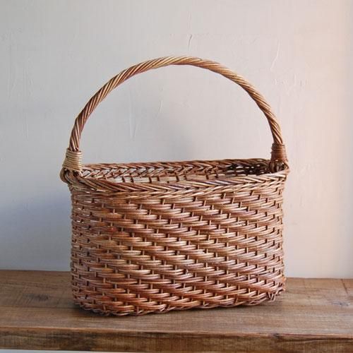 あけび 持ち手つきかご あけびかご 古道具 持ち手つき あけびかご 小物
