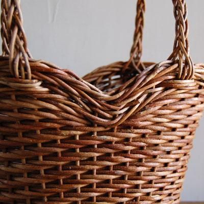 ハート型あけびかご