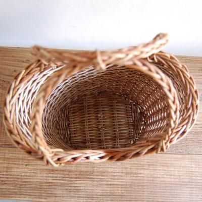 ハート型あけびかご