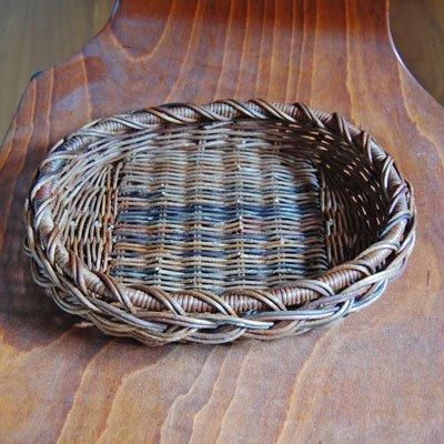 あけびの巻縁トレー/Mサイズ