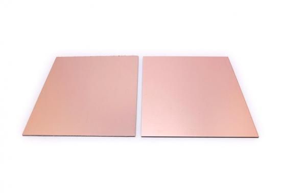 両面板」 利昌工業製 G-10 黒色ガラスエポキシ材 CS3525 T=0.8 銅箔18