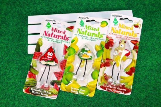 Little Trees 3Dエアフレッシュナー ストロベリー・バナナ 輸入雑貨