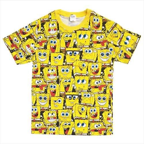キャラクターtシャツ Lサイズ Spongebob ぎっしり 輸入雑貨 海外雑貨 直輸入 アメリカ雑貨 新潟のアメリカン雑貨屋といえば Honeymustard ハニマスニイガタ キャラクターtシャツ Lサイズ Spongebob ぎっしり 輸入雑貨 海外雑貨 直輸入 アメリカ雑貨 新潟のアメリカン雑貨屋といえば Honeymustard ハニマスニイガタ